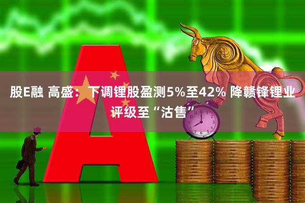 股E融 高盛：下调锂股盈测5%至42% 降赣锋锂业评级至“沽售”